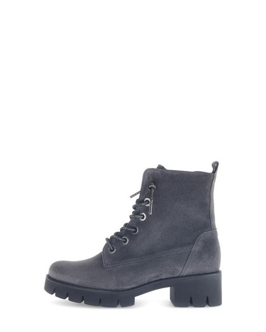 Gabor Blue Lug Sole Bootie