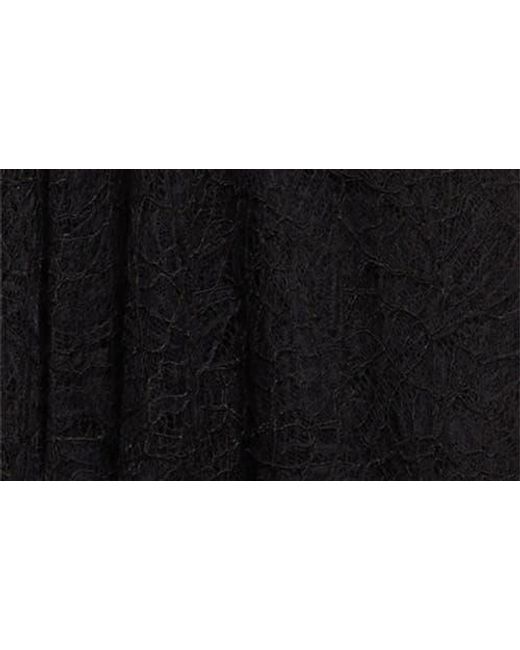 Alexander McQueen Black Cobweb Lace Gown