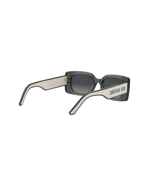 Dior Gray 'pacific S1u 53mm Geometric Sunglasses