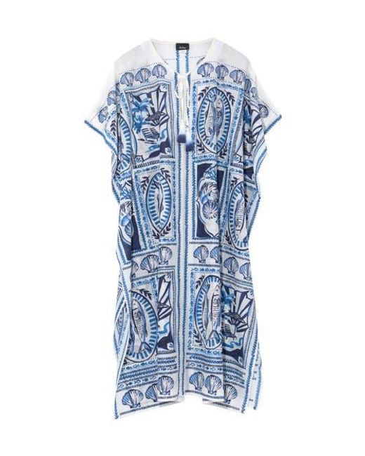 Echo Blue Montauk Tile Caftan