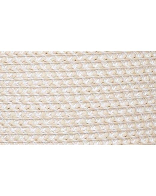 Eric Javits Natural Squishee Straw Bucket Hat