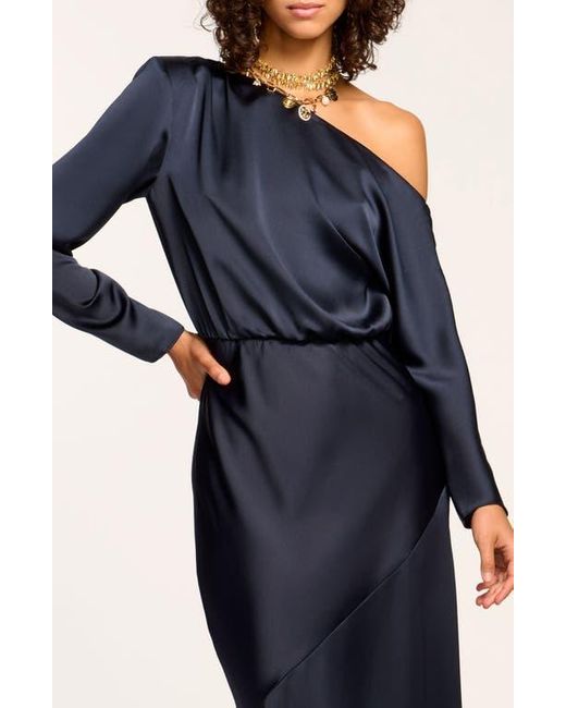 Aria Large Bangle Bracelet Navy - Ramy Brook