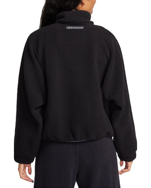 Nike Black Sportswear High Pile Fleece Jacket