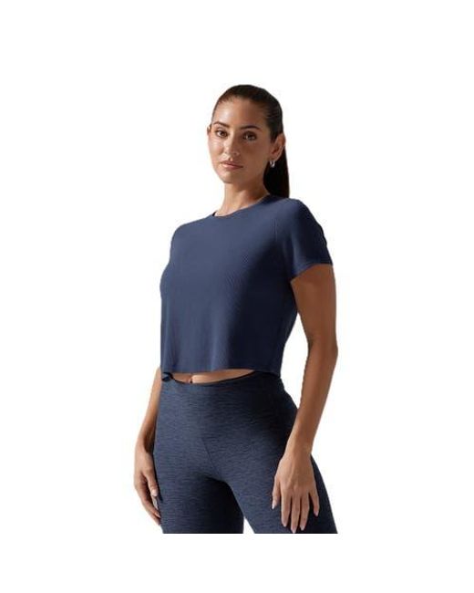 Tavi Blue Ribbed Tee