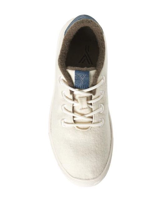 YY Nation White Cirro Wool Blend Water Resistant Low Top Sneaker