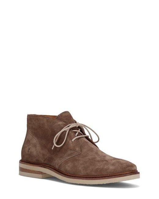 Frye Brown Paul Suede Chukka Boot for men