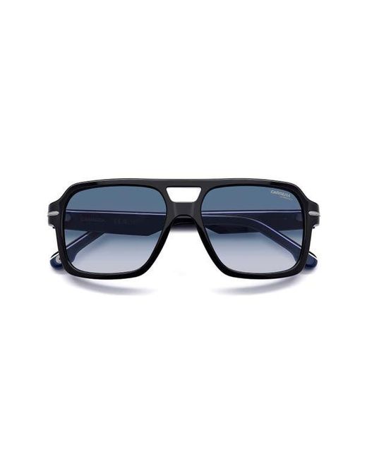 Carrera Blue 56Mm Gradient Square Sunglasses for men
