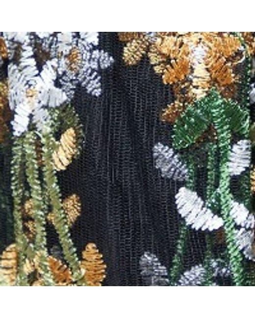 Oasis Multicolor Open Back Long Sleeve Midi Dress