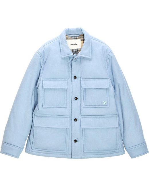 vowels Blue Cashmere Primaloft Chore Jacket for men