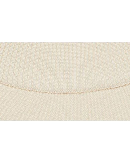 Mango Natural Button Trim Sweater