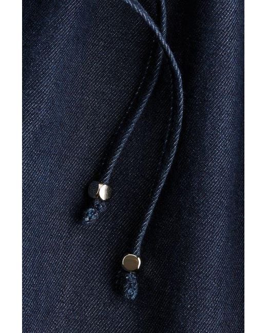 H&M Blue Denim Drawstring Shorts