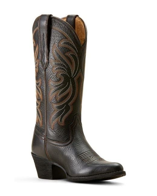 Ariat Black Heritage Western Boot