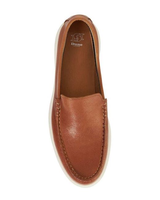 Dune Brown Buftonn Loafer for men