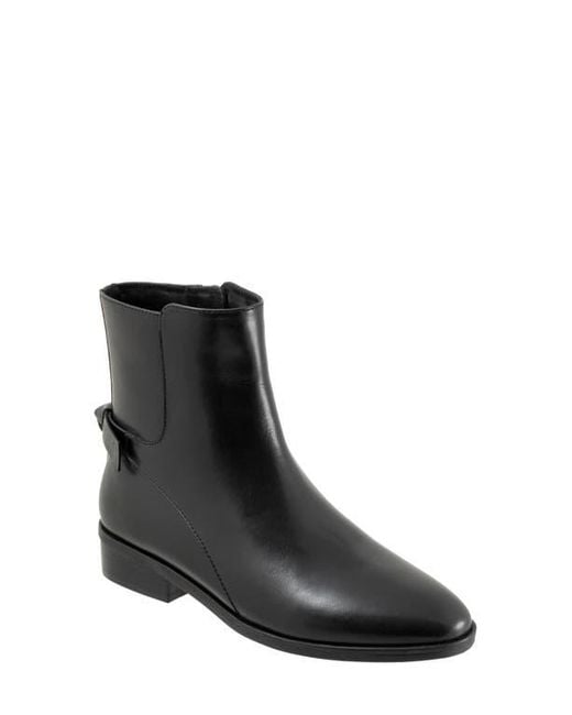 Trotters Black Annette Bootie