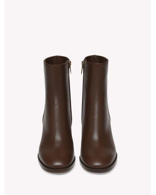 Gianvito Rossi Brown Santiago Bootie