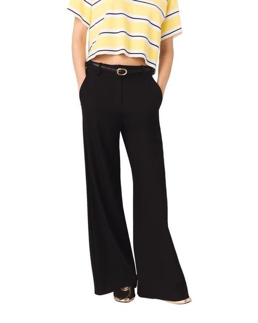 Maje Black Flared Trousers