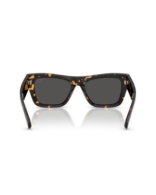 Burberry Black 53Mm Rectangle Sunglasses