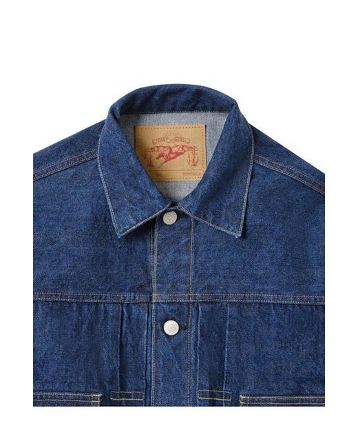 Fortela Blue Cisco Japan Rinse Denim Jacket for men