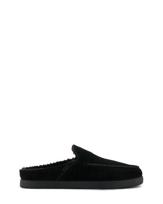 TOMS Black Alonso Fleece Lined Mule for men