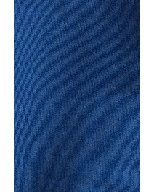 Rhude Blue Chenille Logo Patch Hoodie for men