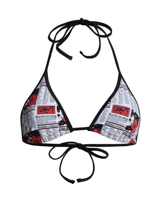 PacSun Black Corinne Triangle Bikini Top