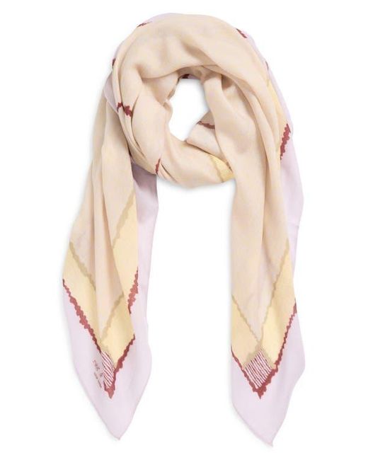 Rag & Bone Natural Astra Scribble Wool Scarf