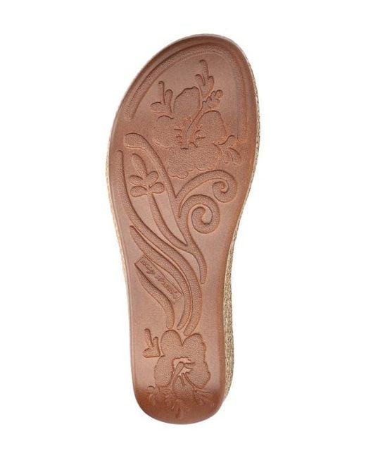 Easy Street Natural Lua Wedge Sandal