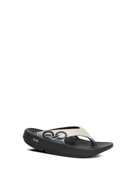 OOFOS Black Ooriginal Flip Flop for men