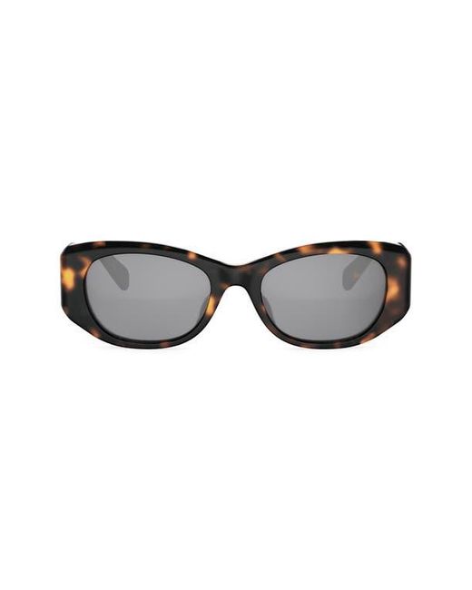 Céline Brown 3 Dots 54Mm Oval Sunglasses