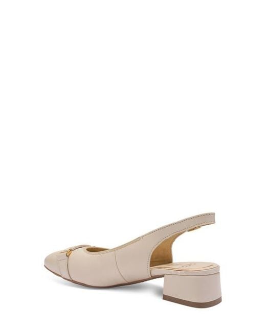 Ara Natural Gliselle Slingback Pump