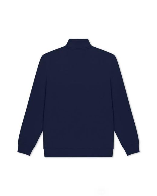 Alix Blue Heartly Ghost Quarter Zip Pullover