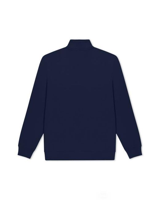 Alix Blue Heartly Ghost Quarter Zip Pullover