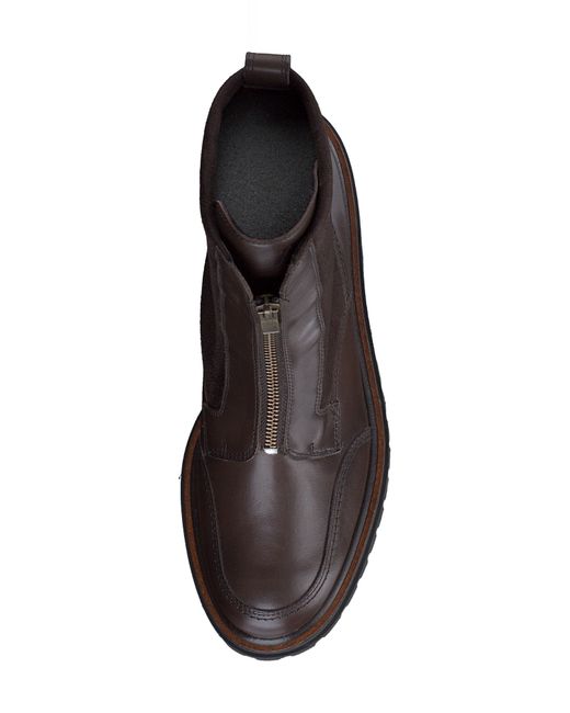 Paul Green Sheridan Lug Zip Bootie in Black Lyst