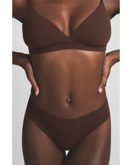 Skims Brown Fits Everybody Cheeky Briefs