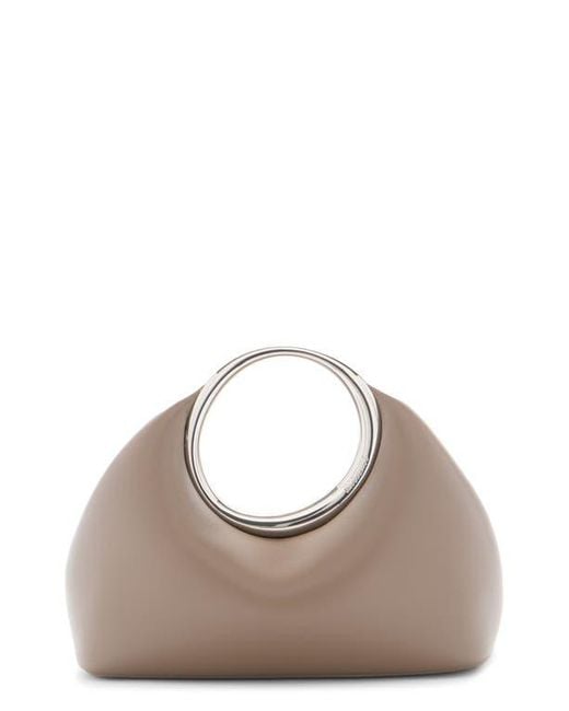 Jacquemus Brown Le Petite Calino Leather Top Handle Bag