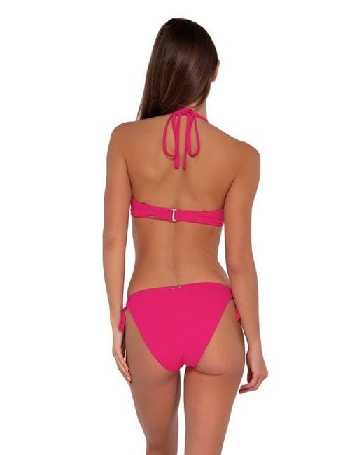Sunsets Red Brooke U-Wire Bikini Swimsuit Top