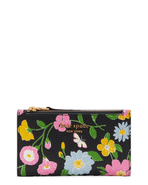 Kate spade black floral wallet Clearance