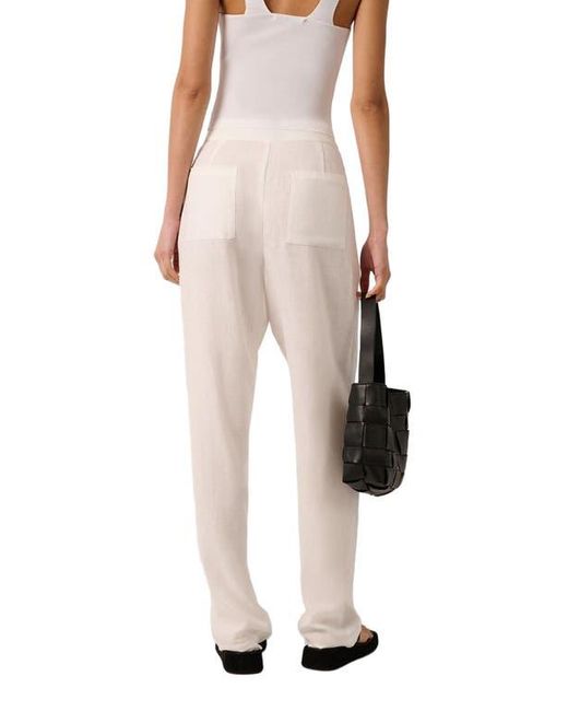 WeWoreWhat Natural Linen Trouser