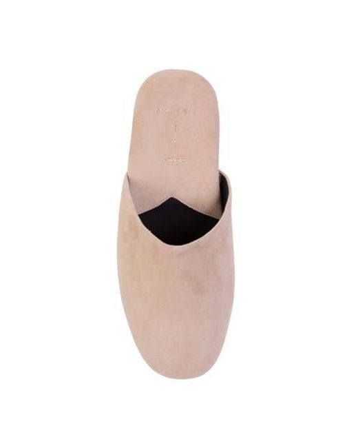 Black Suede Studio Pink Shiloh Mule