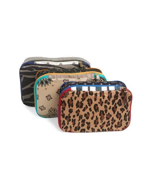 Sacai Zantan Set Of 3 Travel Pouches in Blue | Lyst