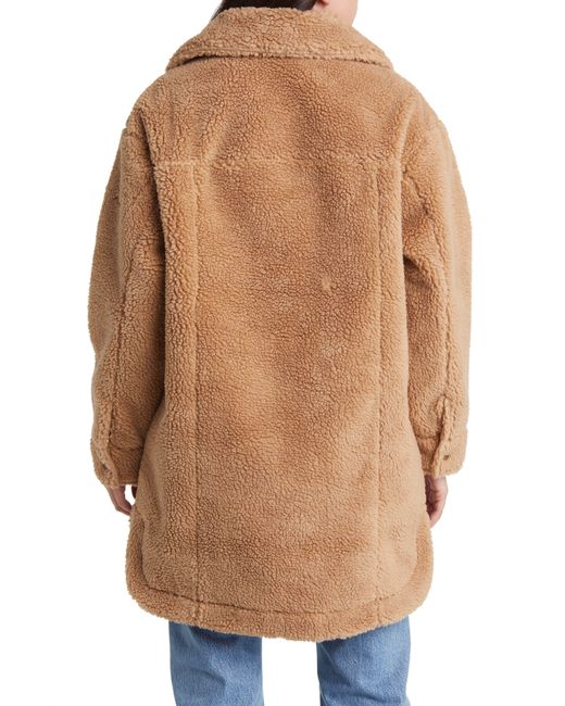 Ugg Brown ugg(r) Frankie Recycled Polyester Fleece Shirt Jacket
