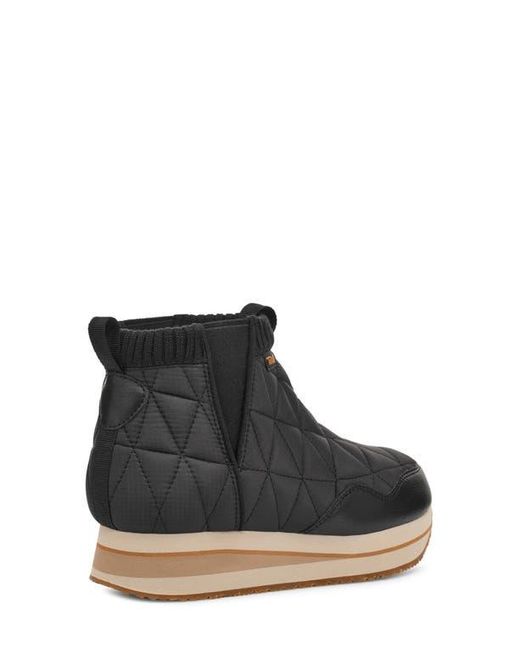 Teva Black Reember Mid Platform Bootie