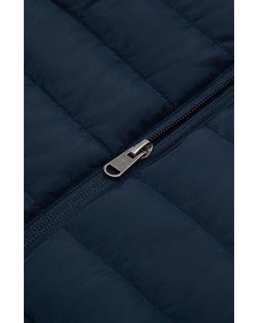 Rokka&Rolla Blue Midweight Puffer Jacket for men