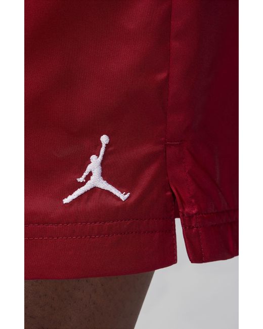 Nike Red Essential Poolside Drawstring Shorts for men