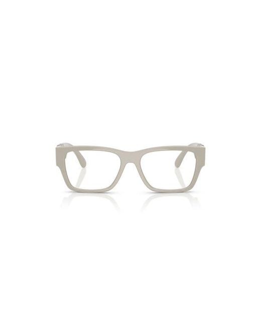 Versace Metallic 53Mm Square Optical Glasses for men