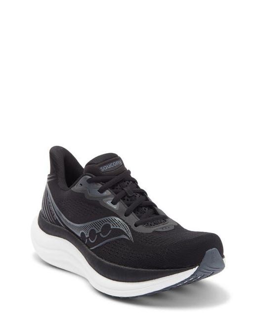 Saucony Black Triumph 23 Running Shoe for men