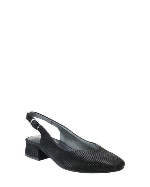 David Tate Multicolor Lizard-Embossed Slingback Block Heel Pumps