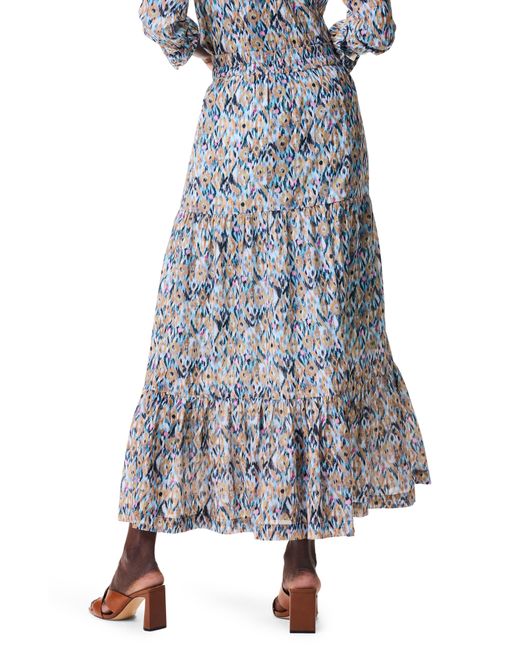 NIC+ZOE Multicolor Nic+zoe Up Beat Ikat Tiered Maxi Skirt