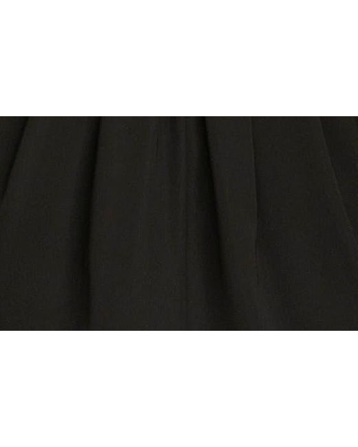 Donna Karan Black Chain Strap Pintuck Sheath Dress