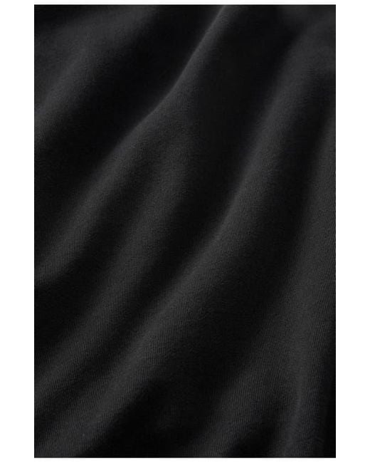 Fabletics Black Year Round Terry Off Shoulder Sweatshirt